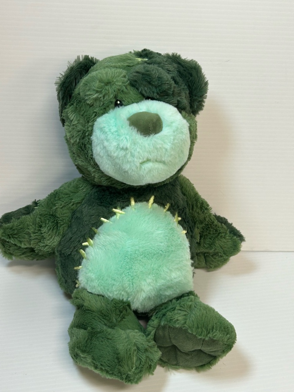 Gigglescape Frankenbear Exclusive Dark Green Stuffed Animal Plush Toy